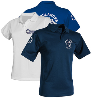 Polo ambulancier sans repassage